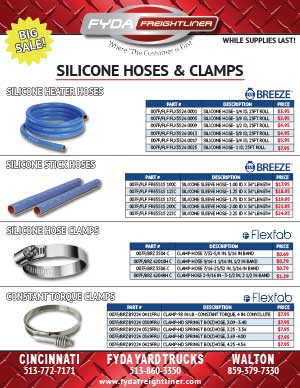Go to fydafreightliner.com (Silicone%20Hoses%20and%20Clamps%20Flyer%202023 subpage) #1